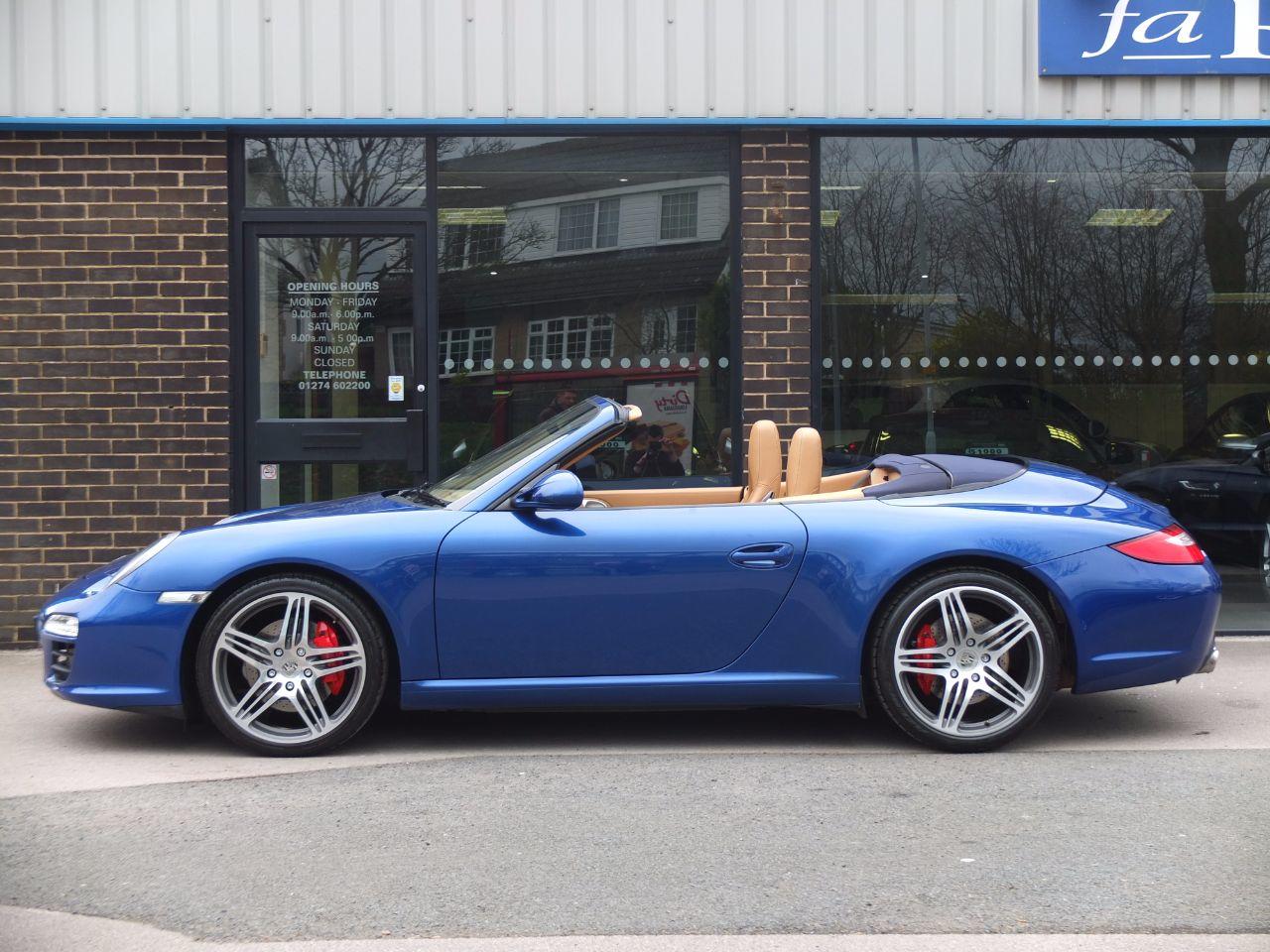 Porsche 911 Carrera 3.8 S Cabriolet (997 Gen II) Convertible Petrol Aqua Blue Metallic