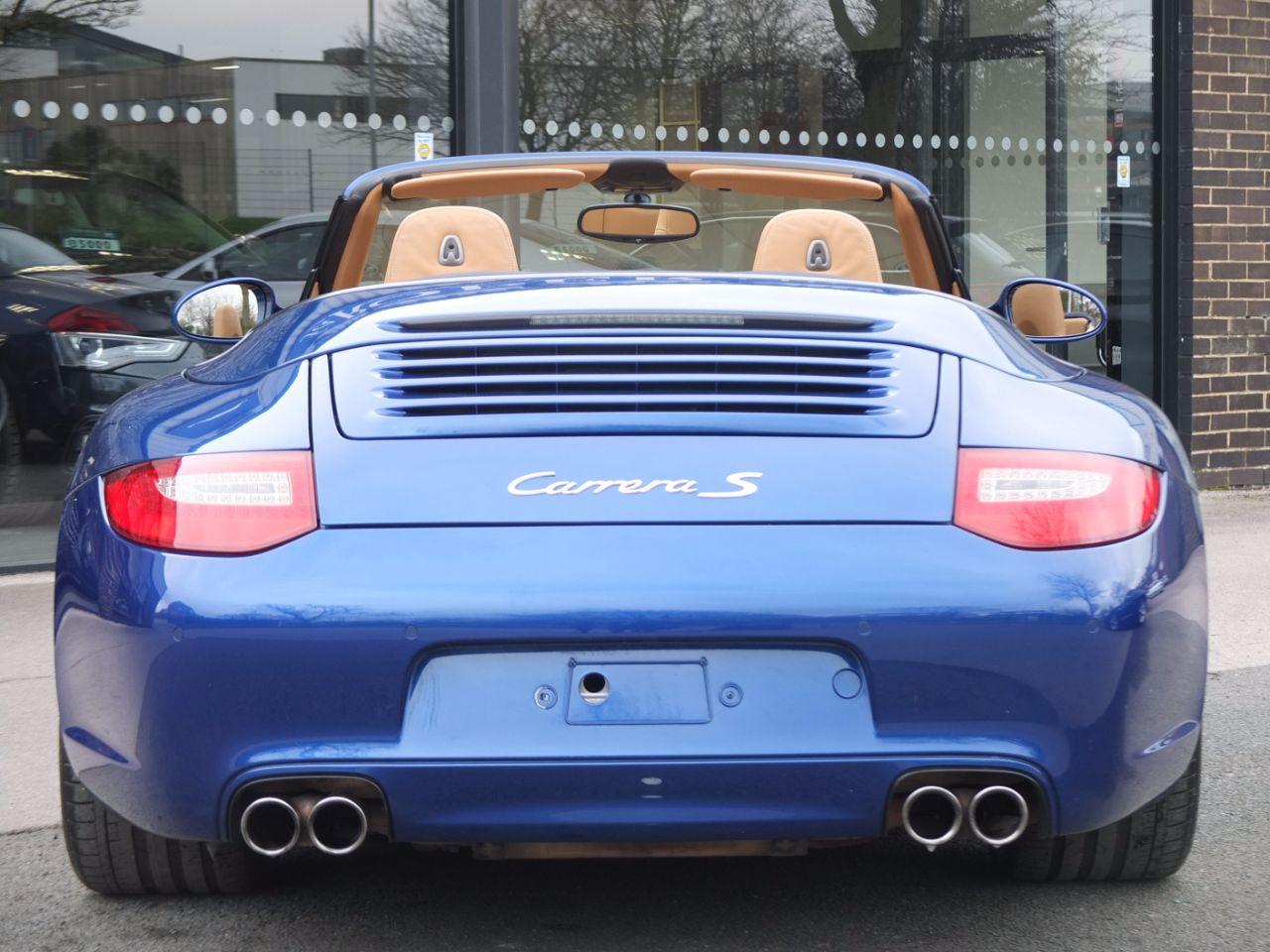 Porsche 911 Carrera 3.8 S Cabriolet (997 Gen II) Convertible Petrol Aqua Blue Metallic