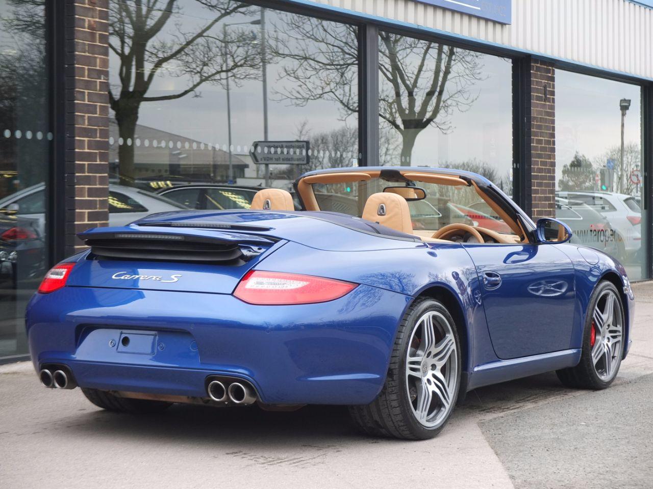 Porsche 911 Carrera 3.8 S Cabriolet (997 Gen II) Convertible Petrol Aqua Blue Metallic