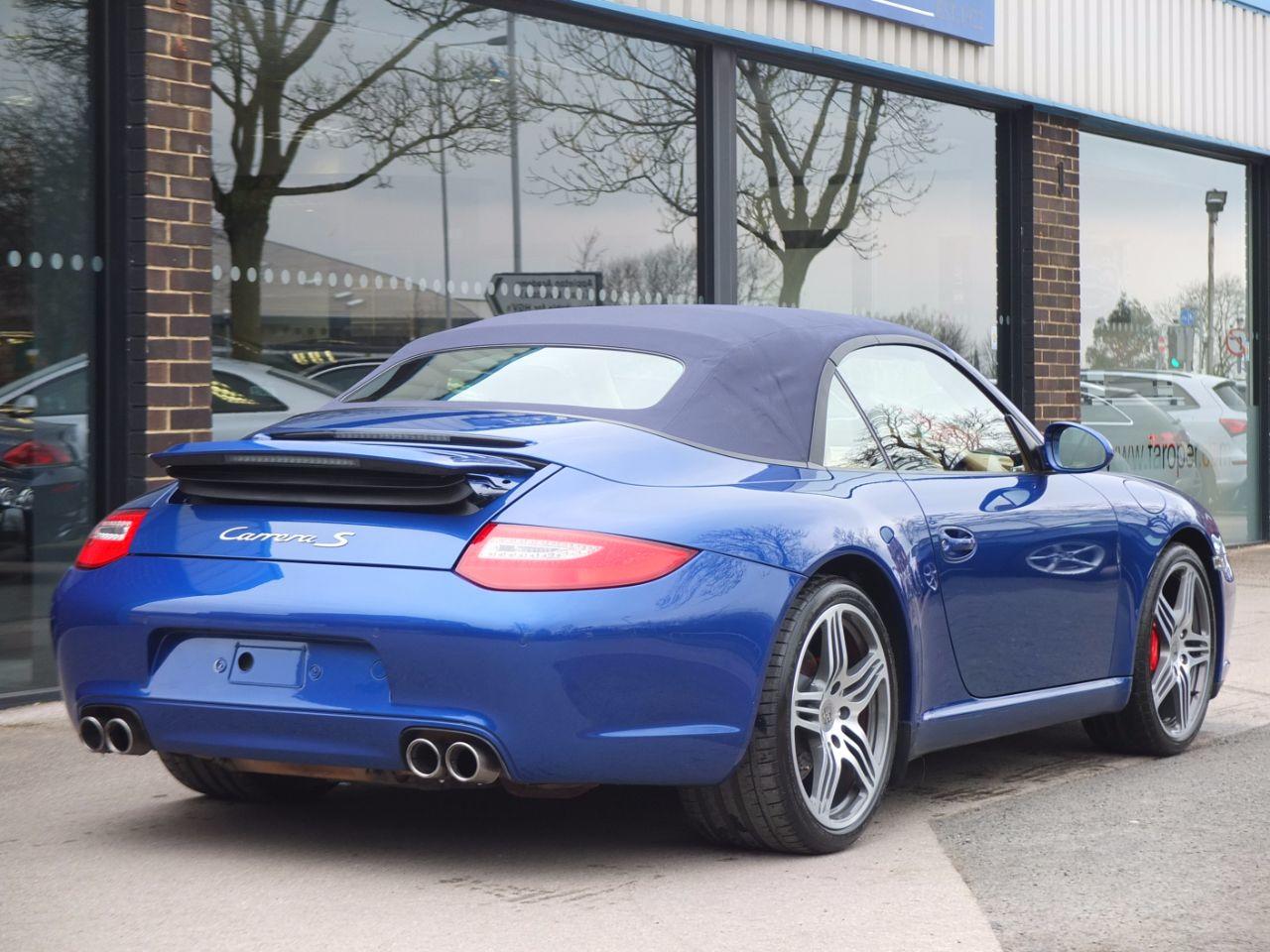 Porsche 911 Carrera 3.8 S Cabriolet (997 Gen II) Convertible Petrol Aqua Blue Metallic