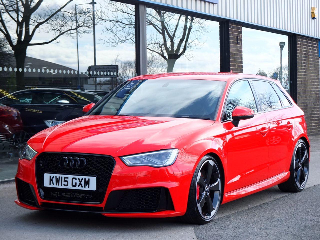 Audi RS3 2.5 TFSI RS 3 quattro S tronic (MRC 458bhp) Hatchback Petrol Catalunya Red