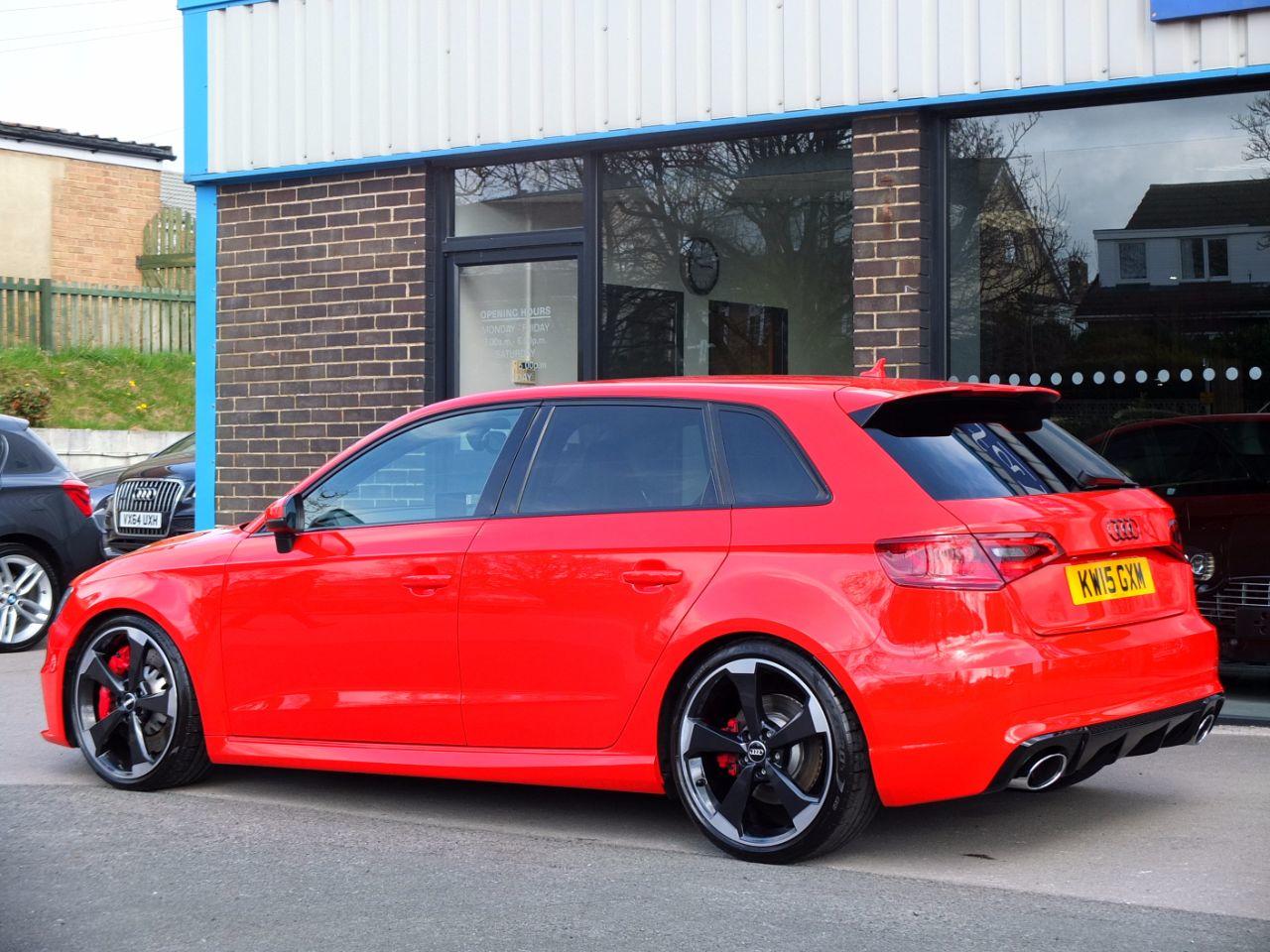 Audi RS3 2.5 TFSI RS 3 quattro S tronic (MRC 458bhp) Hatchback Petrol Catalunya Red