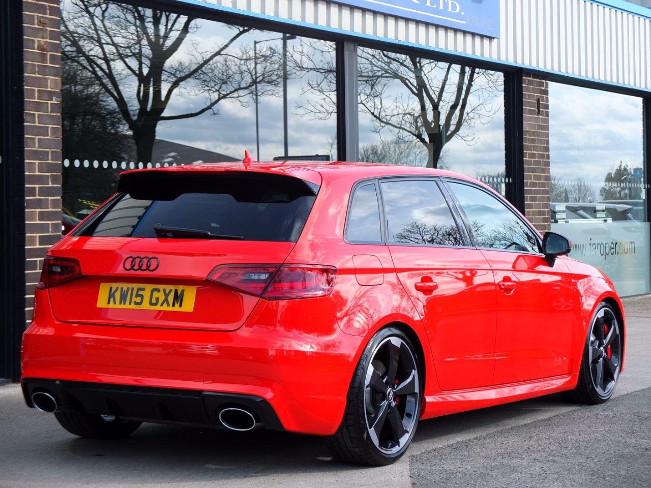 Audi RS3 2.5 TFSI RS 3 quattro S tronic (MRC 458bhp) Hatchback Petrol Catalunya Red