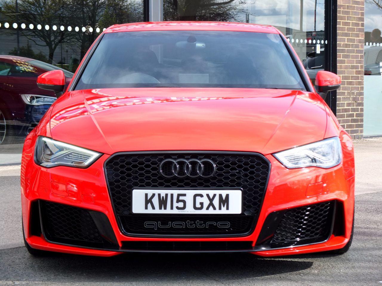 Audi RS3 2.5 TFSI RS 3 quattro S tronic (MRC 458bhp) Hatchback Petrol Catalunya Red