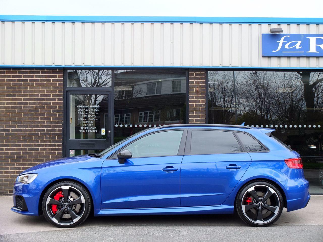 Audi RS3 2.5 TFSI RS 3 quattro S tronic Hatchback Petrol Sepang Blue Metallic