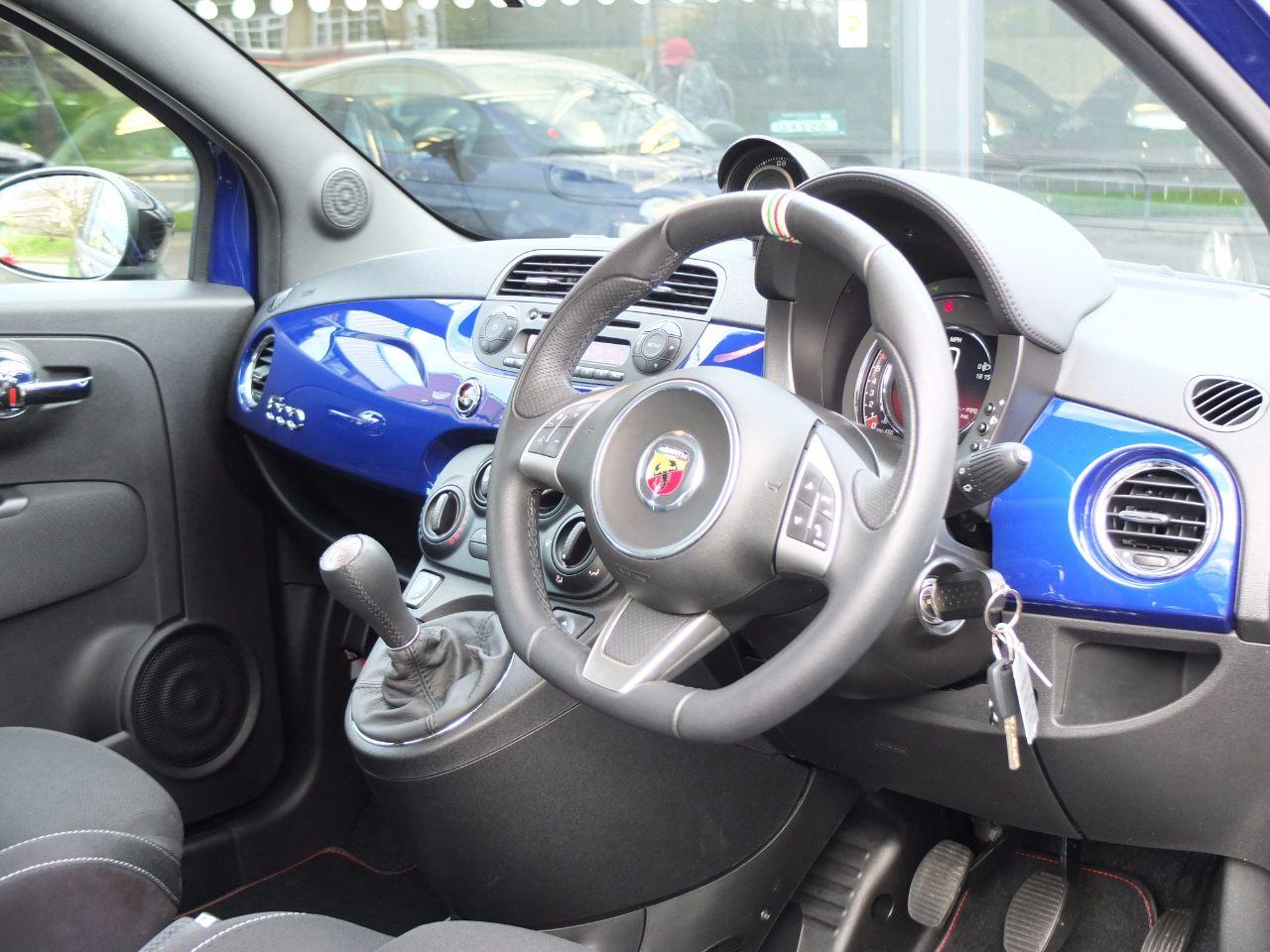 Abarth 595 1.4 T-Jet 140 Tricolore Hatchback Petrol Podium Blue Metallic