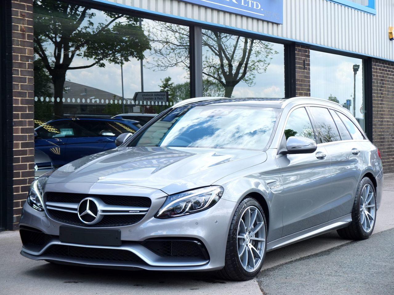 Mercedes-Benz C Class C63 AMG 4.0 V8 Twin Turbo Premium Estate Auto Estate Petrol Palladium Silver Metallic