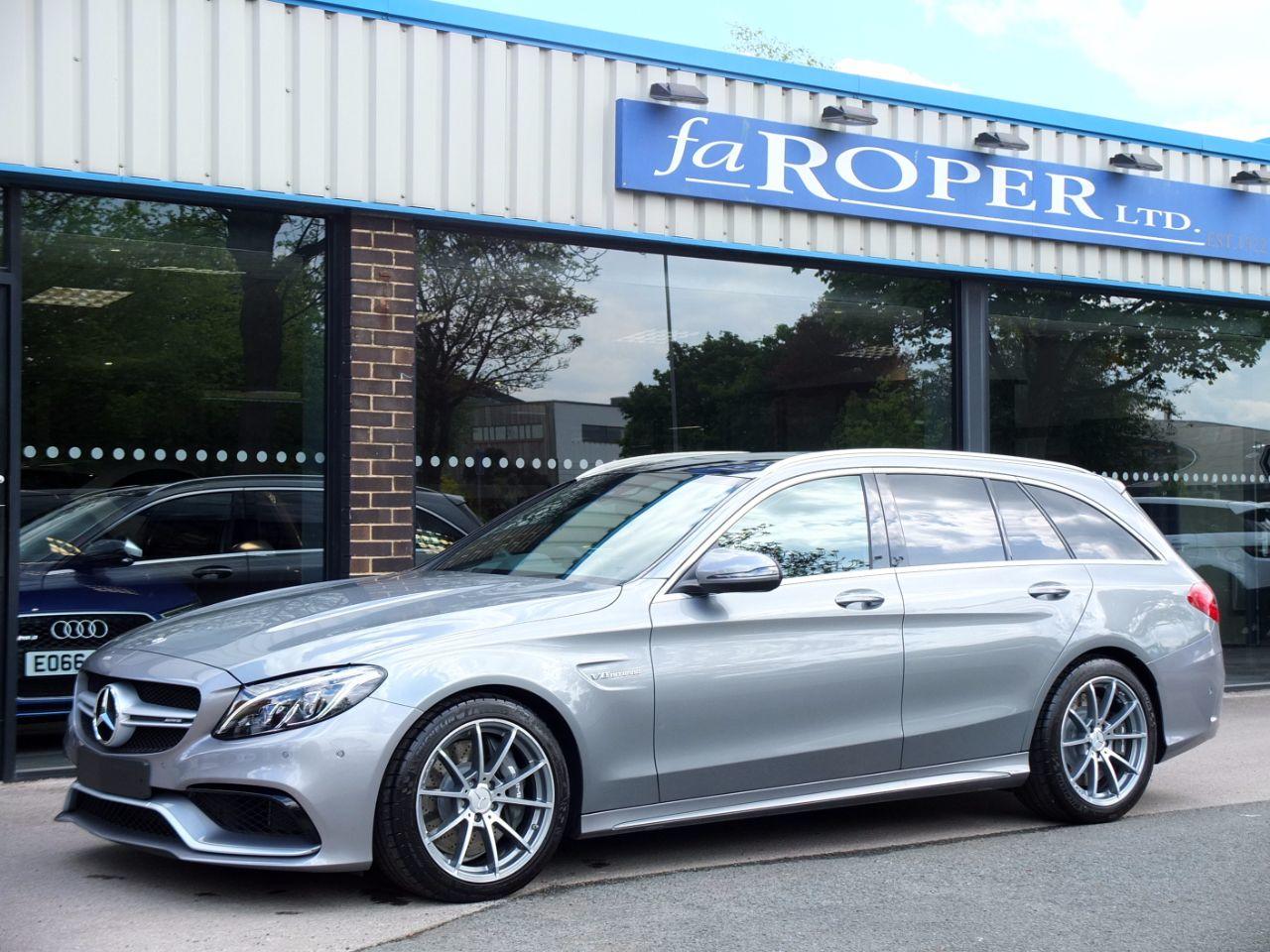 Mercedes-Benz C Class C63 AMG 4.0 V8 Twin Turbo Premium Estate Auto Estate Petrol Palladium Silver Metallic