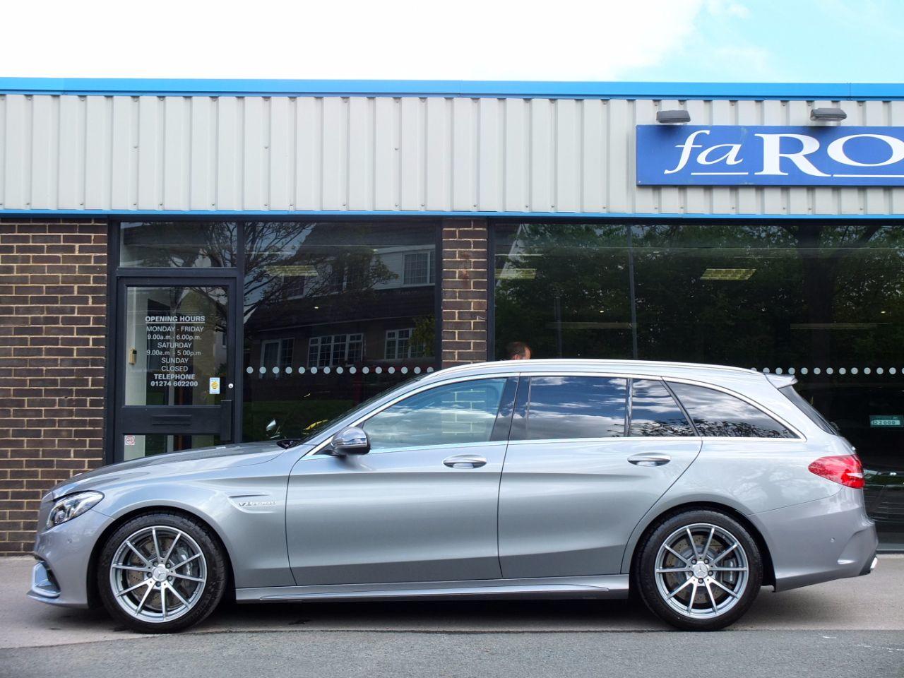 Mercedes-Benz C Class C63 AMG 4.0 V8 Twin Turbo Premium Estate Auto Estate Petrol Palladium Silver Metallic