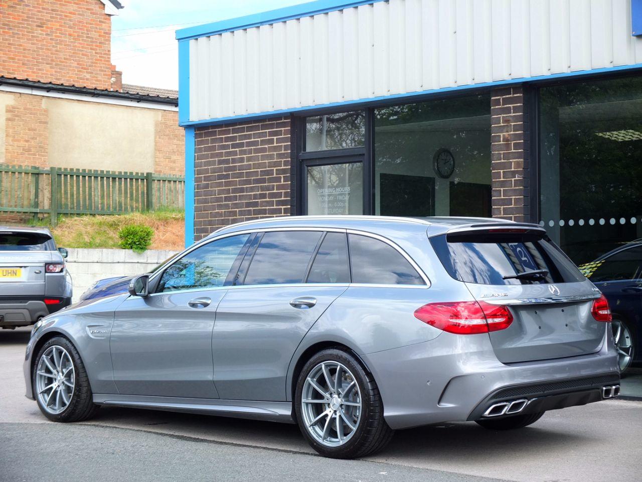 Mercedes-Benz C Class C63 AMG 4.0 V8 Twin Turbo Premium Estate Auto Estate Petrol Palladium Silver Metallic