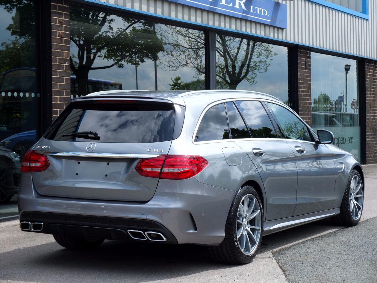 Mercedes-Benz C Class C63 AMG 4.0 V8 Twin Turbo Premium Estate Auto Estate Petrol Palladium Silver Metallic