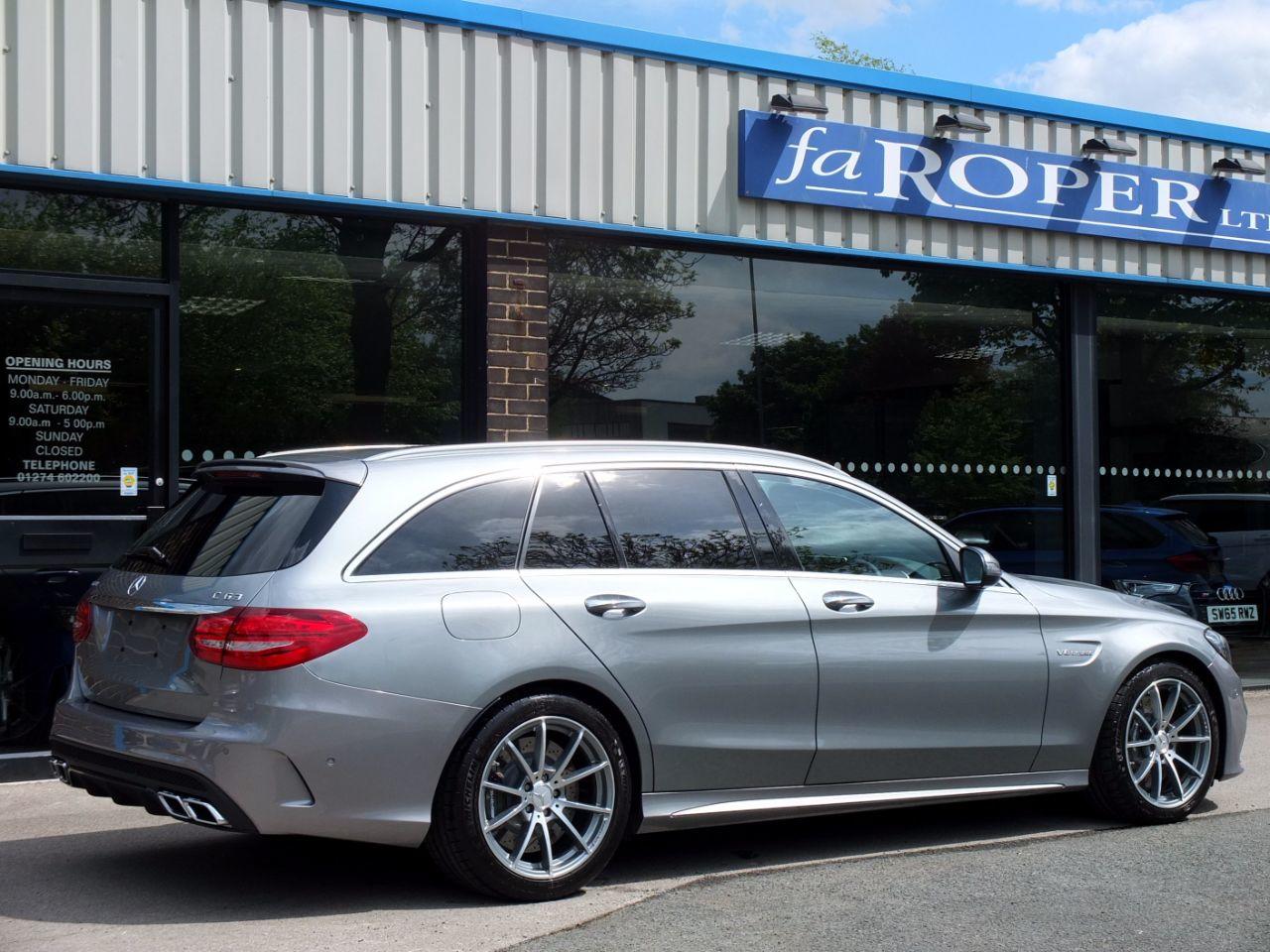 Mercedes-Benz C Class C63 AMG 4.0 V8 Twin Turbo Premium Estate Auto Estate Petrol Palladium Silver Metallic