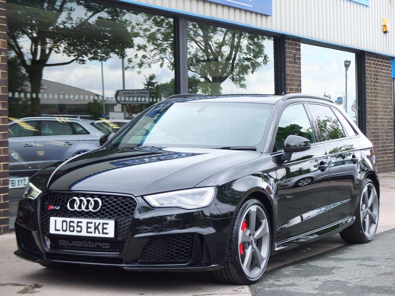 Audi RS3 2.5 TFSI RS 3 quattro S tronic Hatchback Petrol Mythos Black MetallicAudi RS3 2.5 TFSI RS 3 quattro S tronic Hatchback Petrol Mythos Black Metallic at fa Roper Ltd Bradford