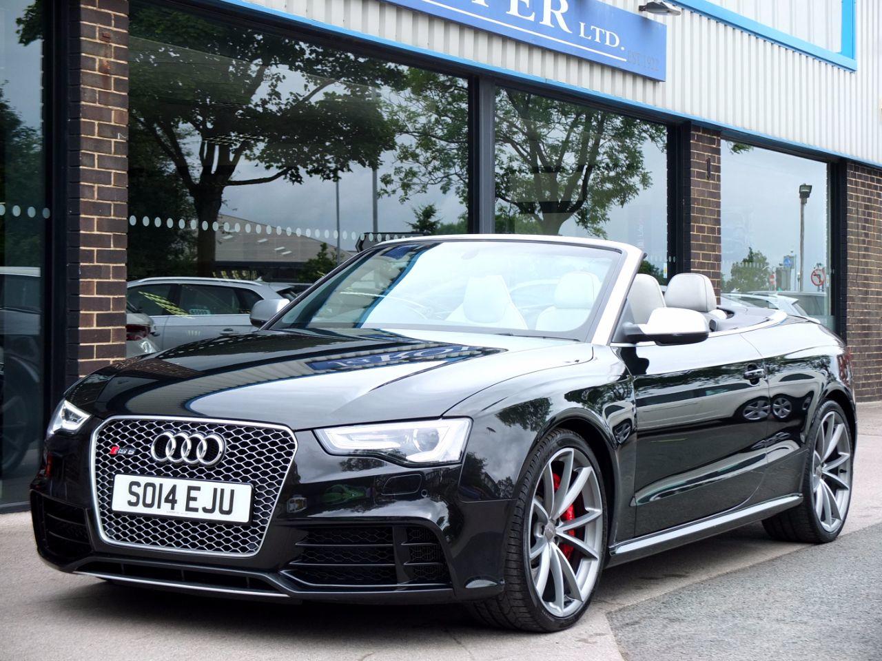 Audi RS5 Cabriolet 4.2 FSI quattro S tronic Convertible Petrol Panther Black Crystal