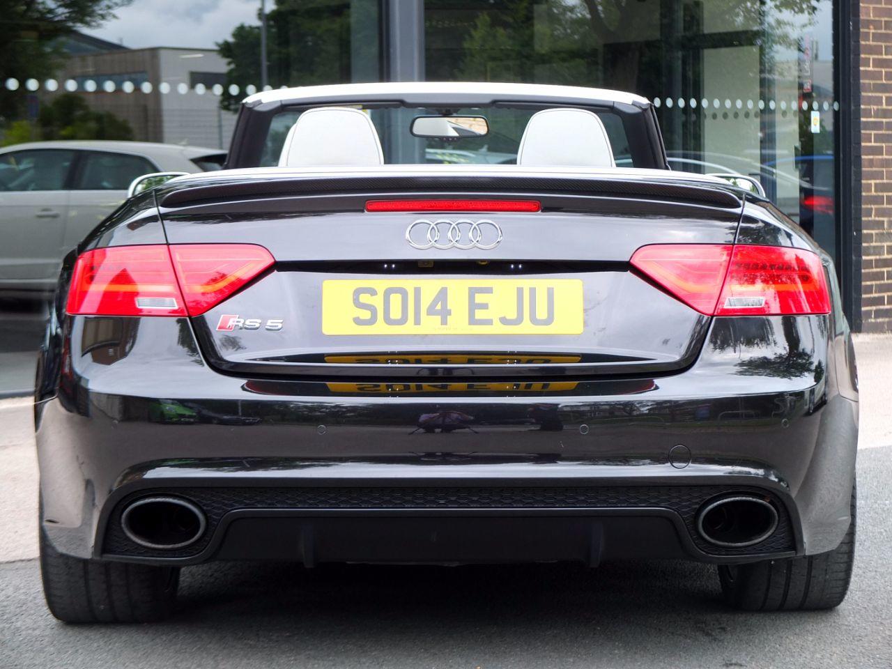 Audi RS5 Cabriolet 4.2 FSI quattro S tronic Convertible Petrol Panther Black Crystal