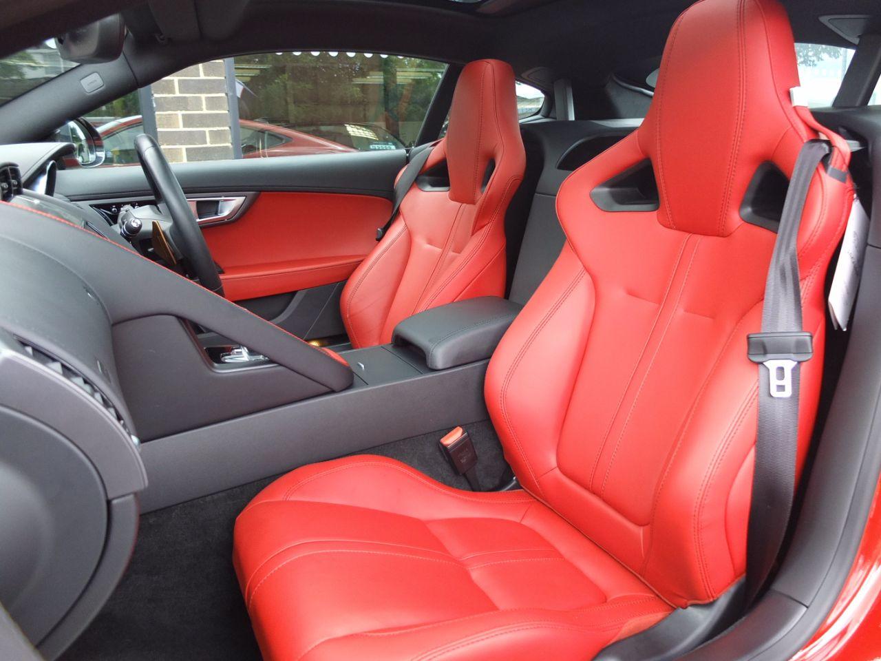 Jaguar F-type 3.0 Supercharged V6 S Auto 380ps Coupe Petrol Caldera Red