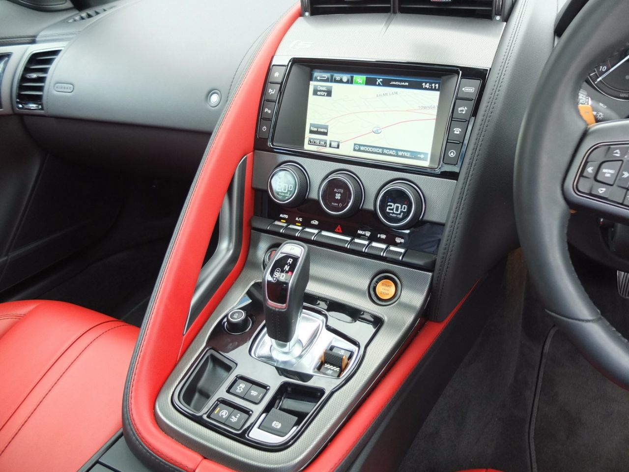 Jaguar F-type 3.0 Supercharged V6 S Auto 380ps Coupe Petrol Caldera Red