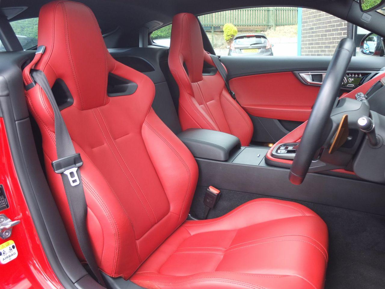 Jaguar F-type 3.0 Supercharged V6 S Auto 380ps Coupe Petrol Caldera Red
