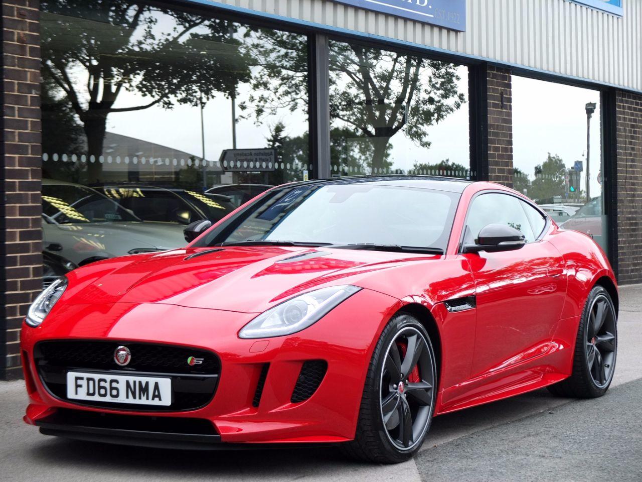 Jaguar F-Type 3.0 Supercharged V6 S Auto 380ps Coupe Petrol Caldera RedJaguar F-Type 3.0 Supercharged V6 S Auto 380ps Coupe Petrol Caldera Red at fa Roper Ltd Bradford