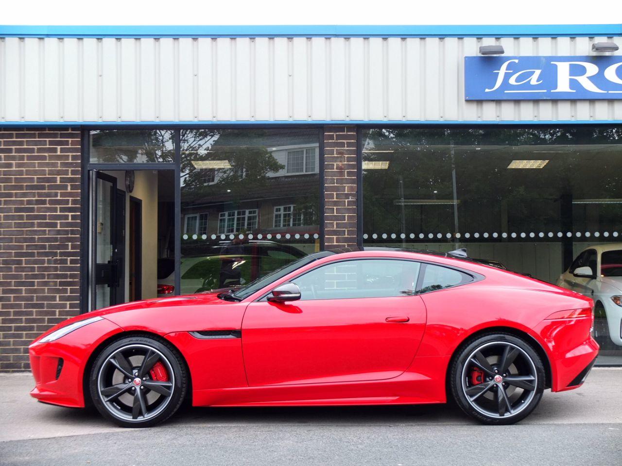 Jaguar F-Type 3.0 Supercharged V6 S Auto 380ps Coupe Petrol Caldera Red