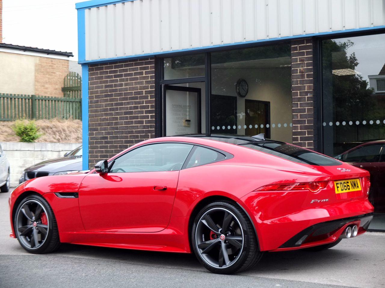 Jaguar F-Type 3.0 Supercharged V6 S Auto 380ps Coupe Petrol Caldera Red