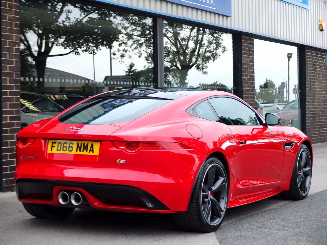 Jaguar F-Type 3.0 Supercharged V6 S Auto 380ps Coupe Petrol Caldera Red