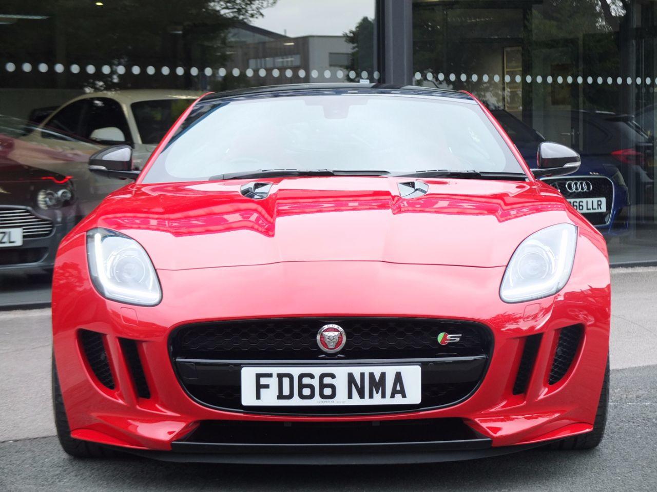 Jaguar F-Type 3.0 Supercharged V6 S Auto 380ps Coupe Petrol Caldera Red