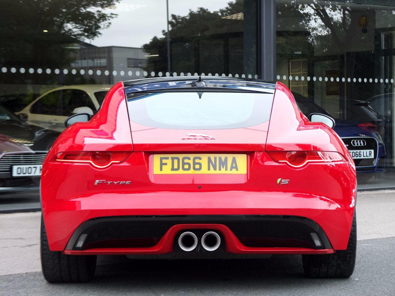 Jaguar F-Type 3.0 Supercharged V6 S Auto 380ps Coupe Petrol Caldera Red