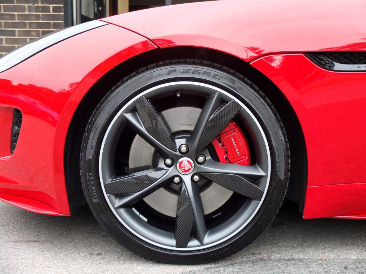 Jaguar F-type 3.0 Supercharged V6 S Auto 380ps Coupe Petrol Caldera Red
