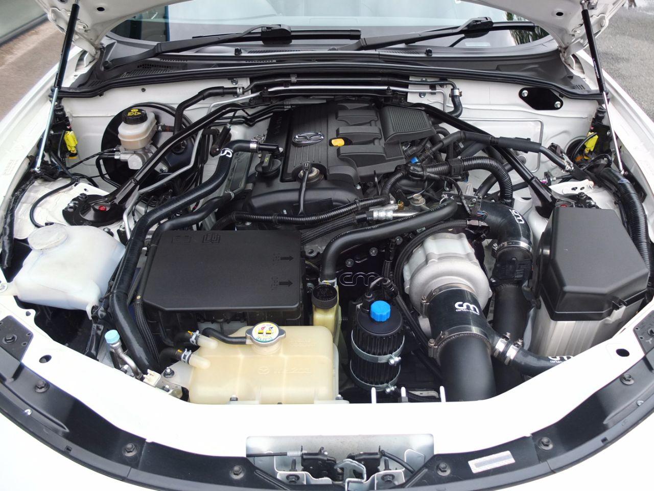 Mazda MX-5 2.0i Sport Tech Nav KIT PRO Supercharger 231bhp Convertible Petrol Crystal White Pearlescent