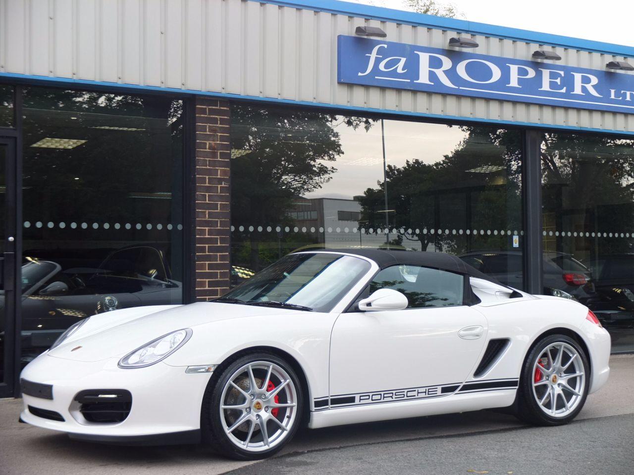 Porsche Boxster 987 3.4 Spyder Convertible Petrol Carrera White