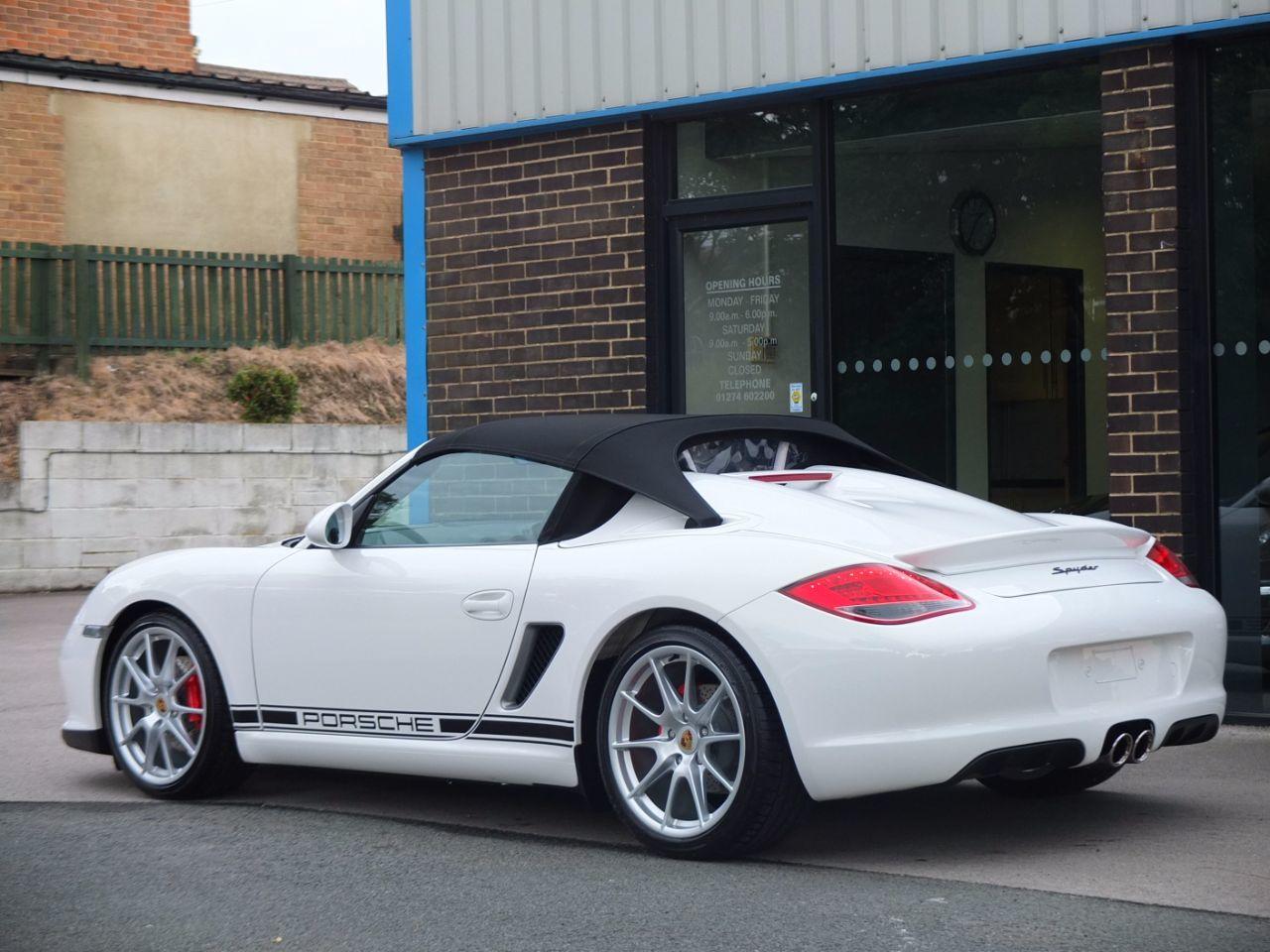 Porsche Boxster 987 3.4 Spyder Convertible Petrol Carrera White