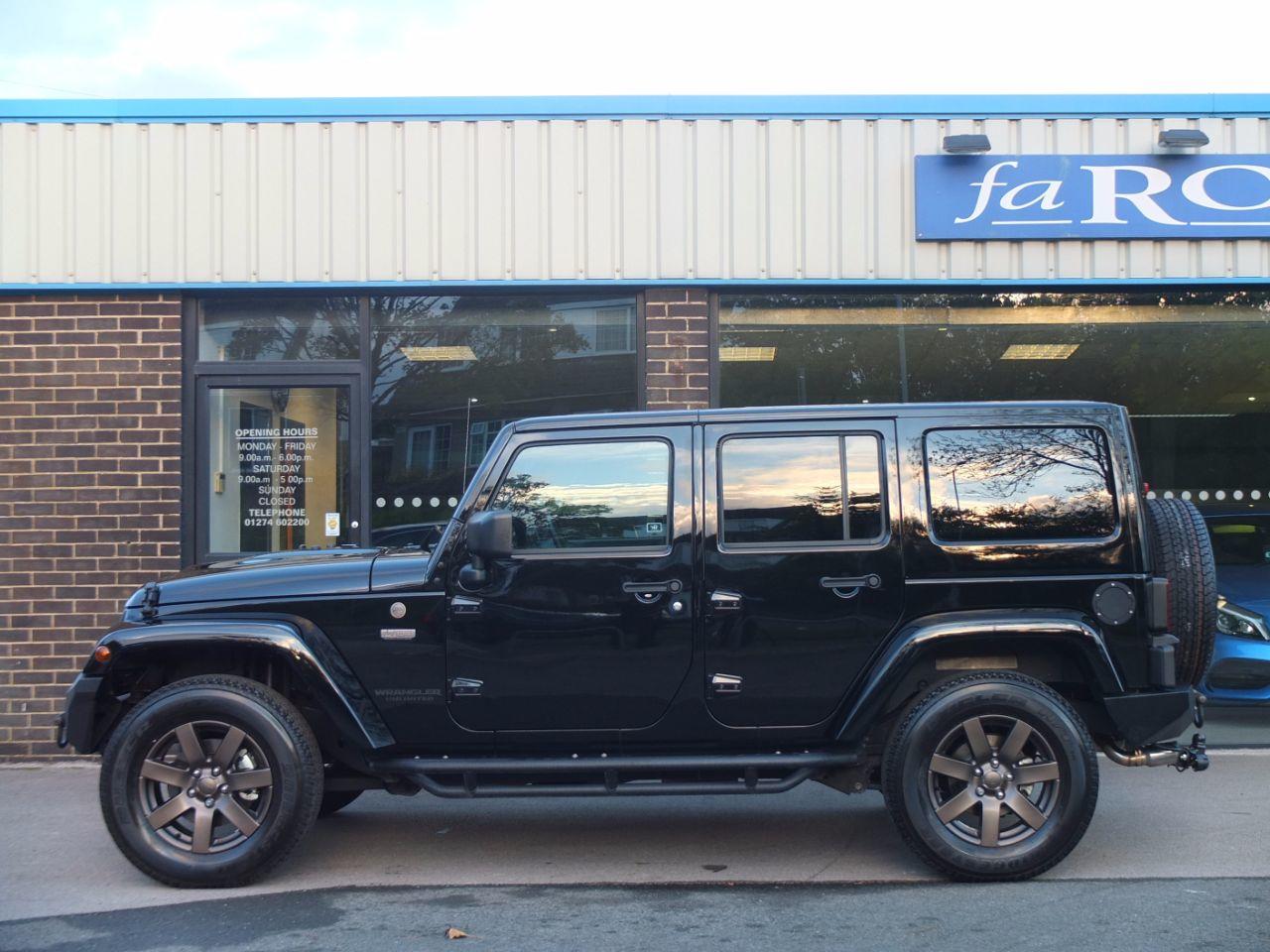 Jeep Wrangler 3.6 V6 75th Anniversary 4 Door 280ps Auto Four Wheel Drive Petrol Black