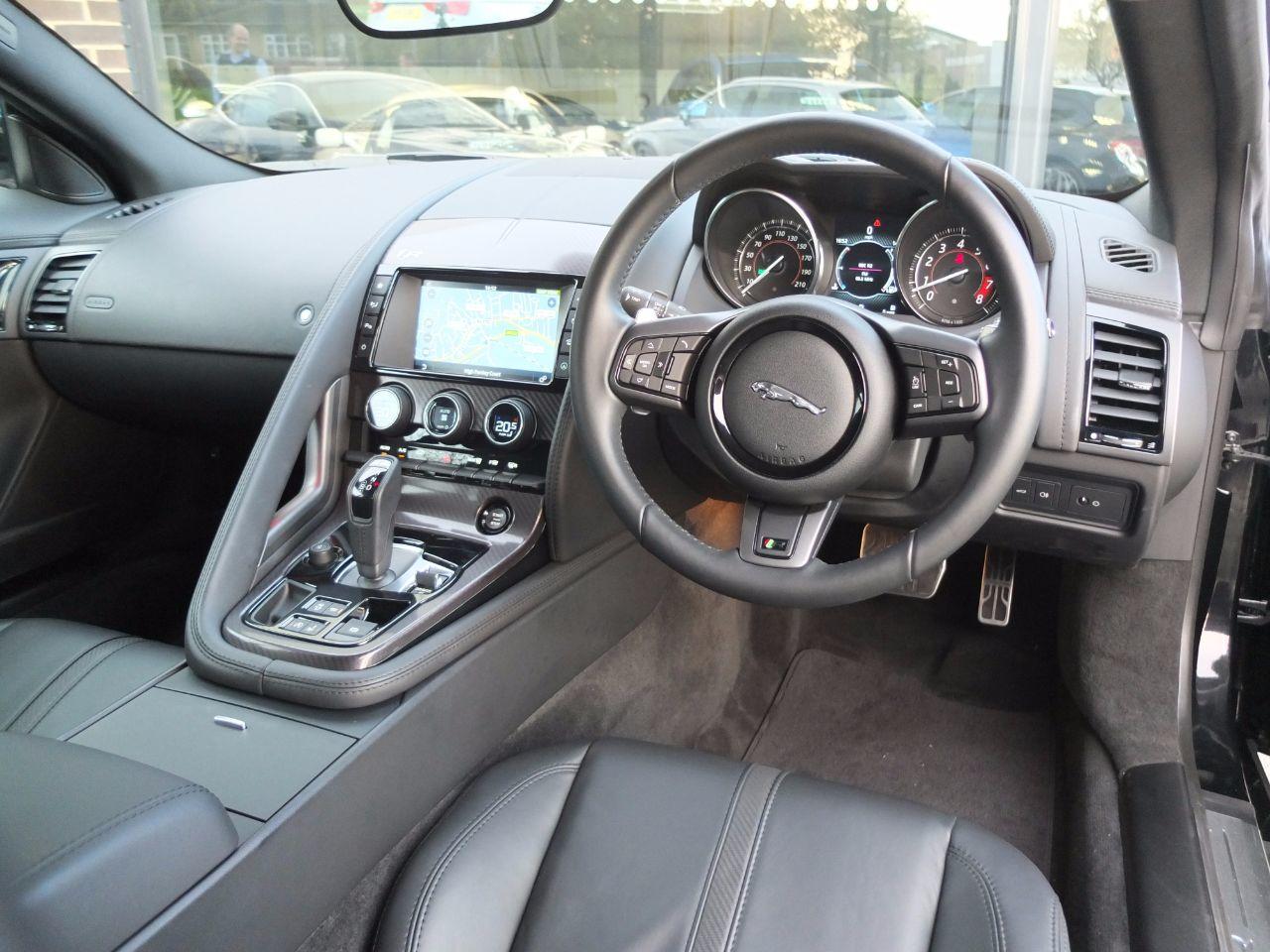 Jaguar F-type 5.0 Supercharged V8 R Auto AWD 550ps Coupe Petrol Ultimate Black Metallic