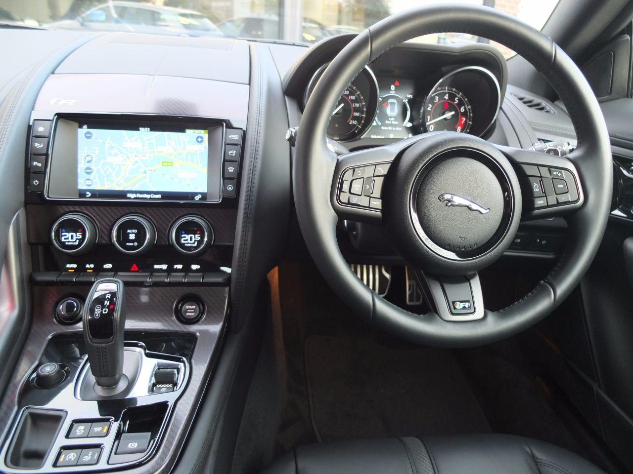 Jaguar F-type 5.0 Supercharged V8 R Auto AWD 550ps Coupe Petrol Ultimate Black Metallic