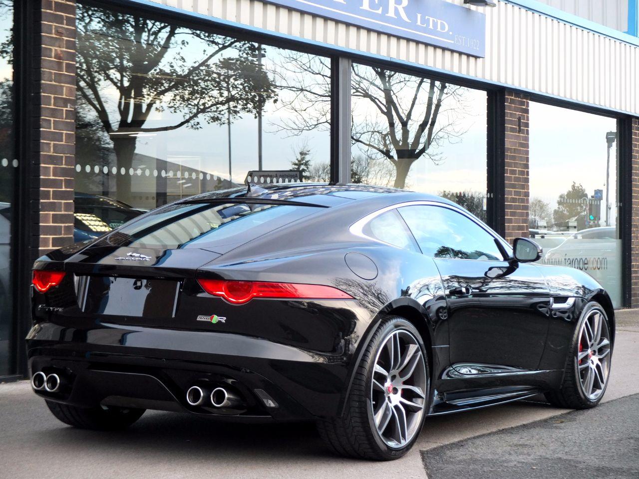 Jaguar F-Type 5.0 Supercharged V8 R Auto AWD 550ps Coupe Petrol Ultimate Black Metallic