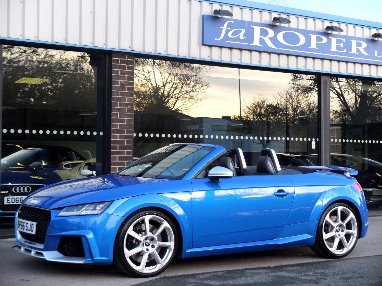 Audi TT 2.5T FSI TT RS Roadster S tronic quattro Convertible Petrol Ara Blue Crystal Effect