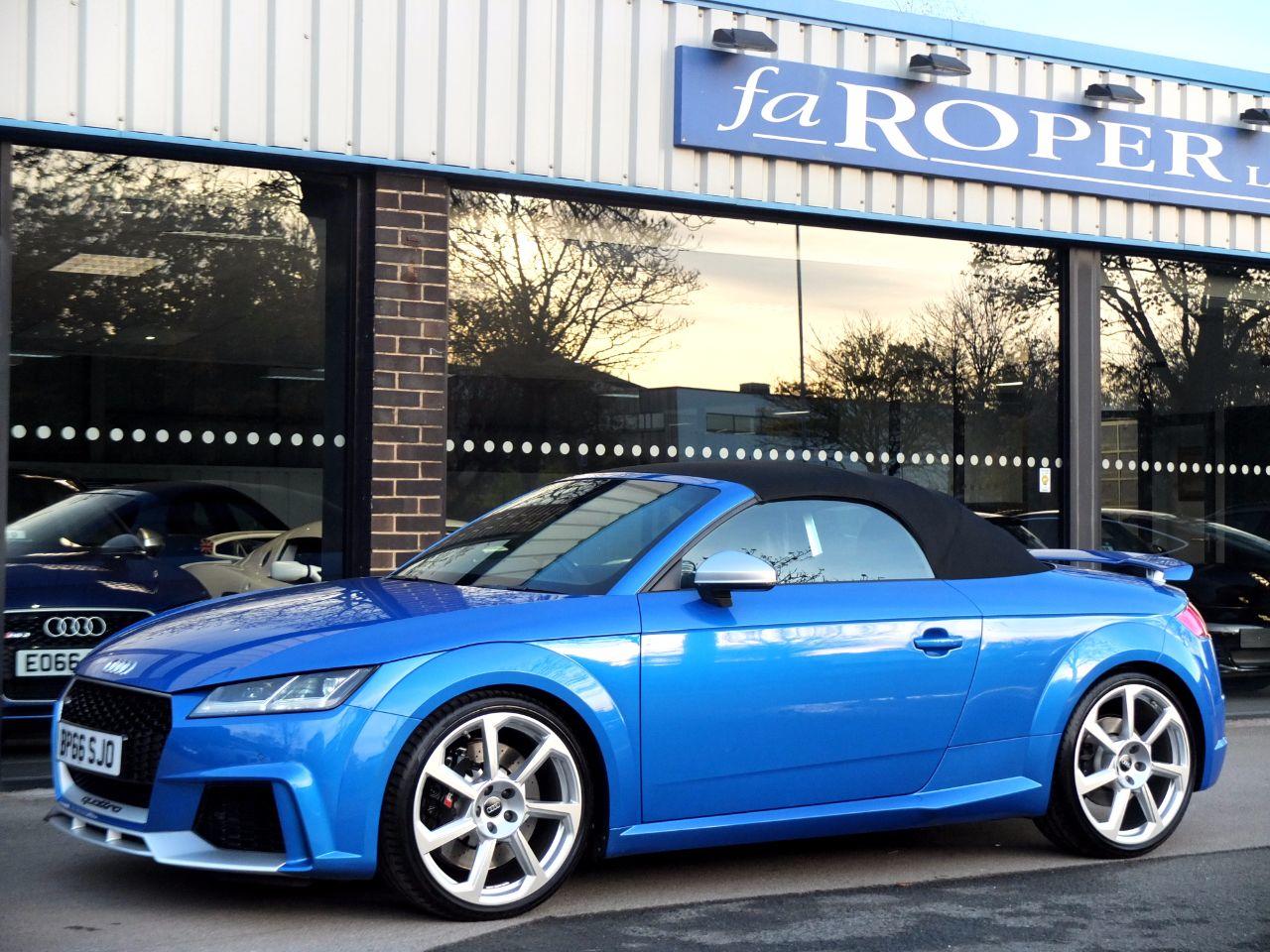 Audi TT 2.5T FSI TT RS Roadster S tronic quattro Convertible Petrol Ara Blue Crystal Effect