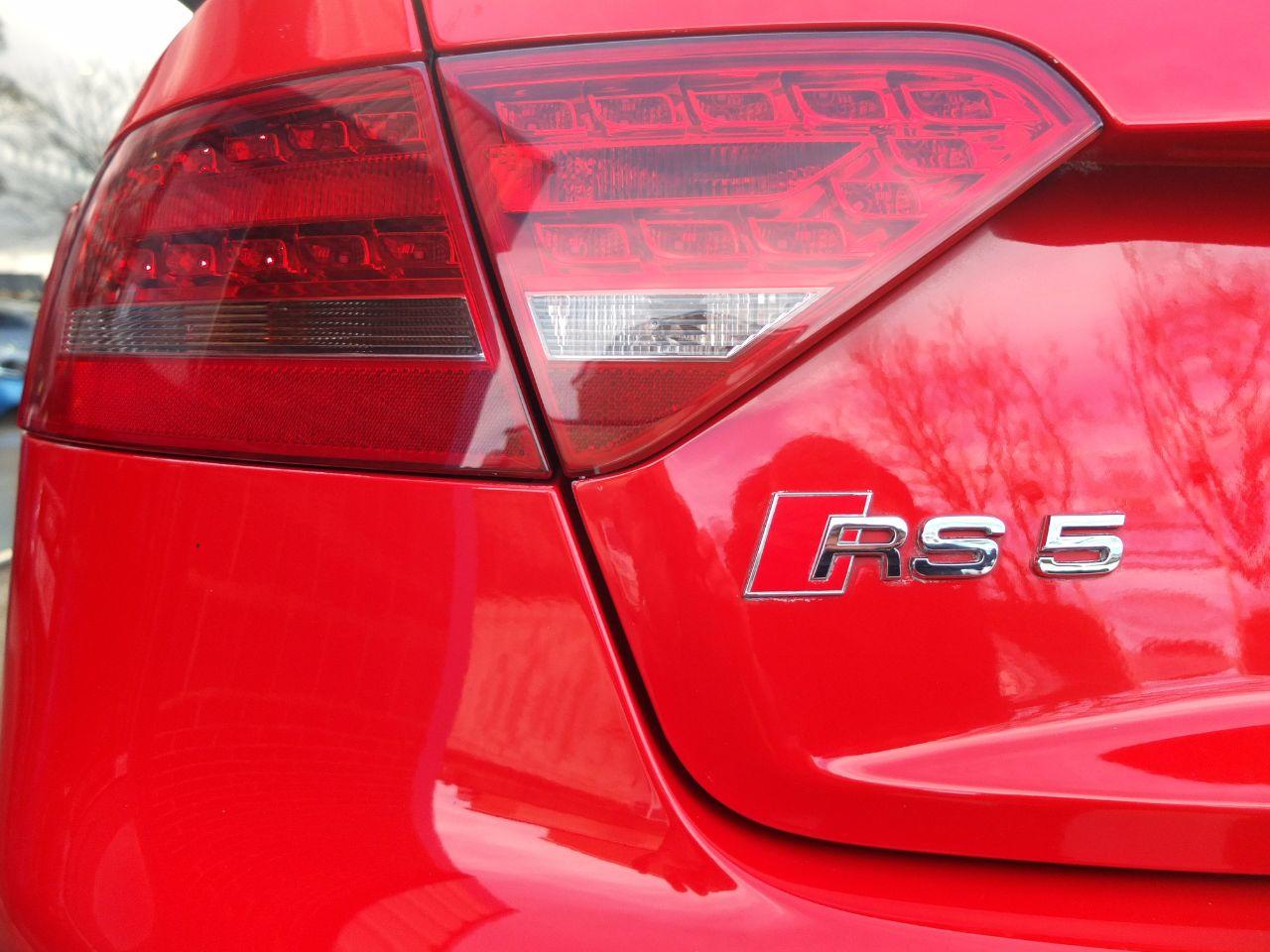 Audi RS5 4.2 FSI quattro (Bucket Seats, Miltek Exhaust, Tech Pack) Coupe Petrol Misano Red Pearl
