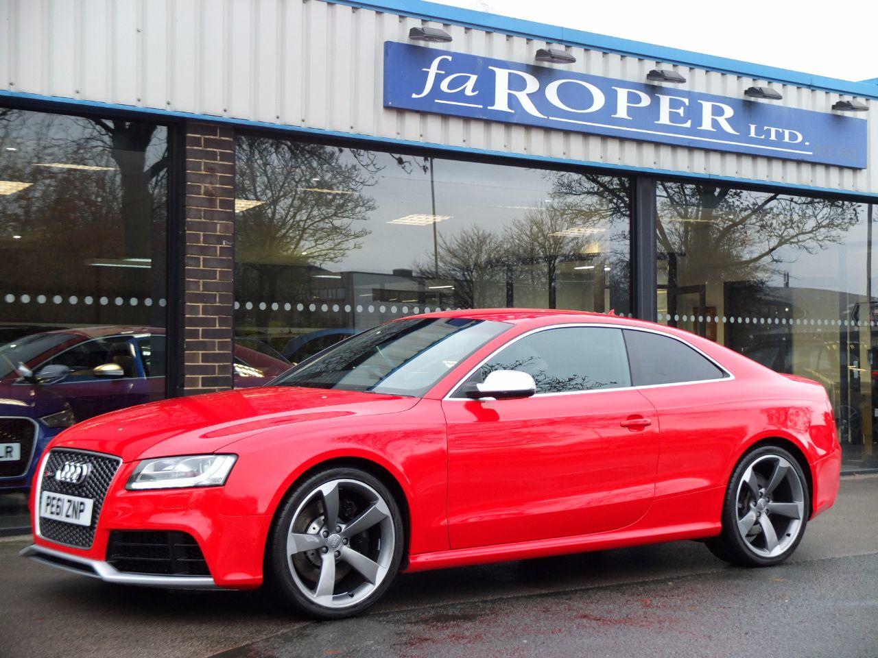 Audi RS5 4.2 FSI quattro (Bucket Seats, Miltek Exhaust, Tech Pack) Coupe Petrol Misano Red Pearl