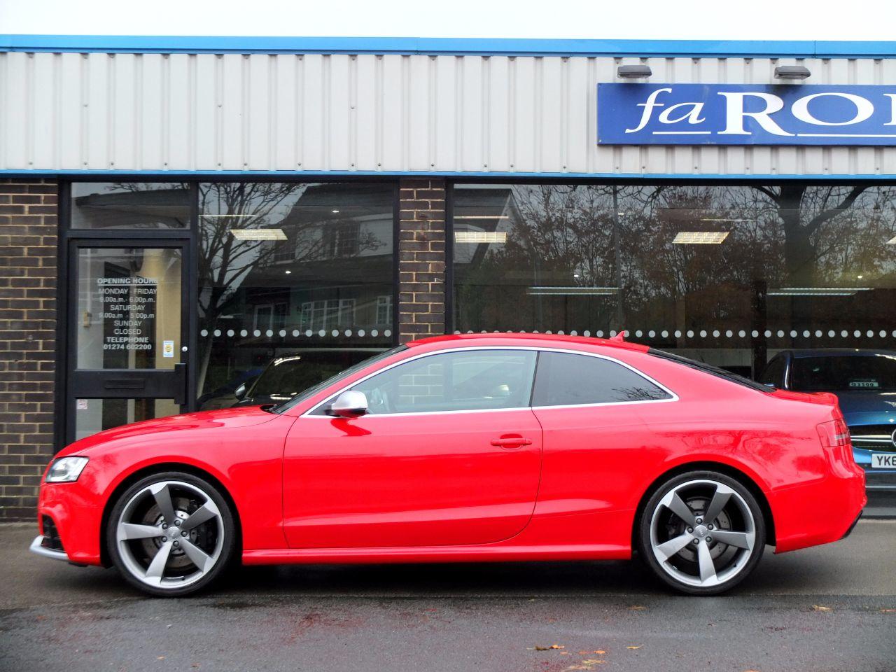 Audi RS5 4.2 FSI quattro (Bucket Seats, Miltek Exhaust, Tech Pack) Coupe Petrol Misano Red Pearl