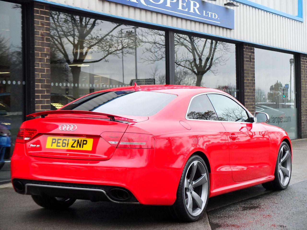 Audi RS5 4.2 FSI quattro (Bucket Seats, Miltek Exhaust, Tech Pack) Coupe Petrol Misano Red Pearl