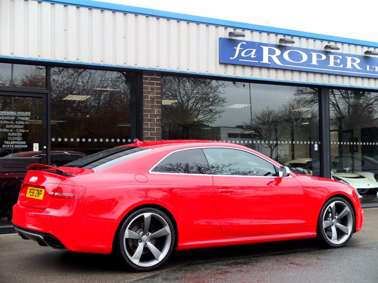 Audi RS5 4.2 FSI quattro (Bucket Seats, Miltek Exhaust, Tech Pack) Coupe Petrol Misano Red Pearl