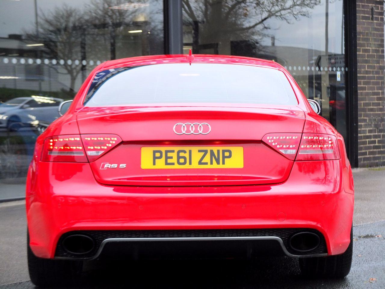 Audi RS5 4.2 FSI quattro (Bucket Seats, Miltek Exhaust, Tech Pack) Coupe Petrol Misano Red Pearl
