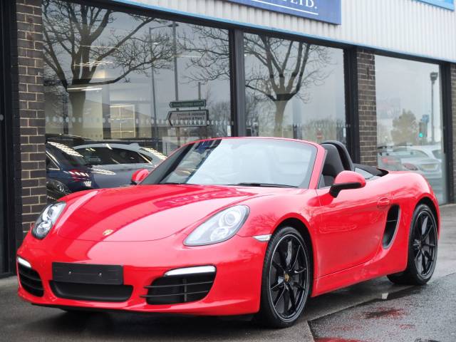 Porsche Boxster 2.7 PDK Convertible Petrol Guards Red