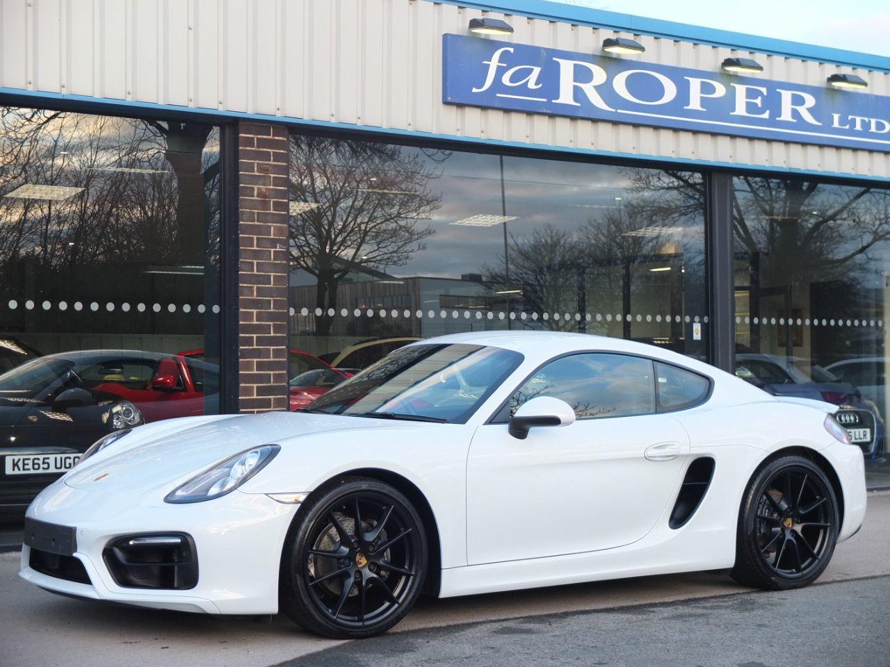 Porsche Cayman 2.7 PDK Sport Design Coupe Petrol Carrara White Metallic