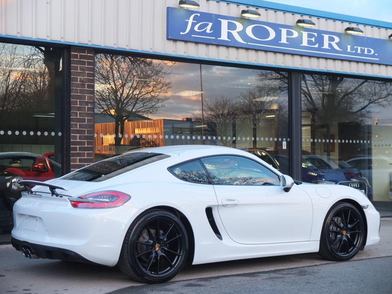 Porsche Cayman 2.7 PDK Sport Design Coupe Petrol Carrara White Metallic