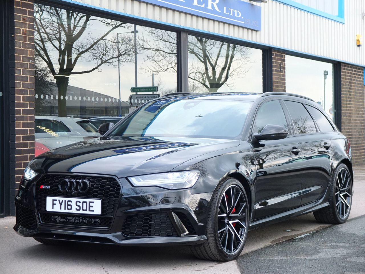 Audi RS6 Avant 4.0T FSI quattro RS 6 Performance Auto 605ps Estate Petrol Mythos Black Metallic