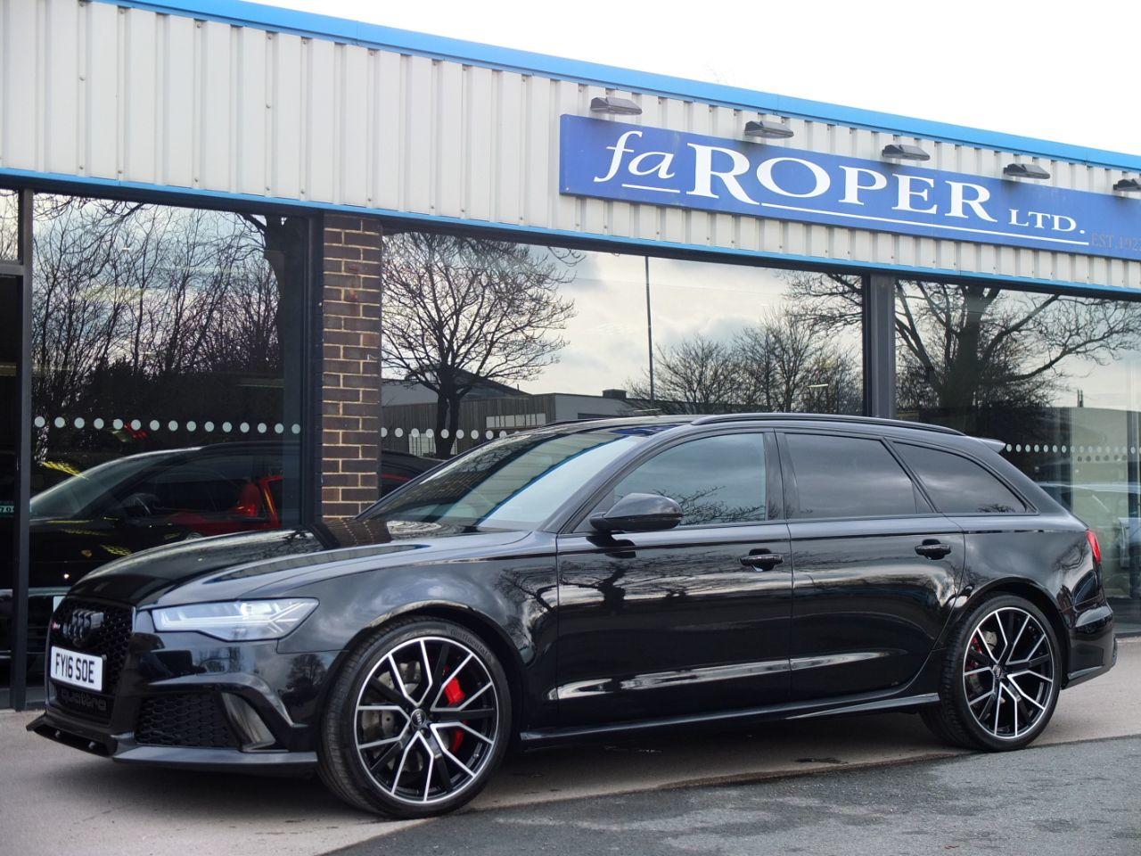 Audi RS6 Avant 4.0T FSI quattro RS 6 Performance Auto 605ps Estate Petrol Mythos Black Metallic