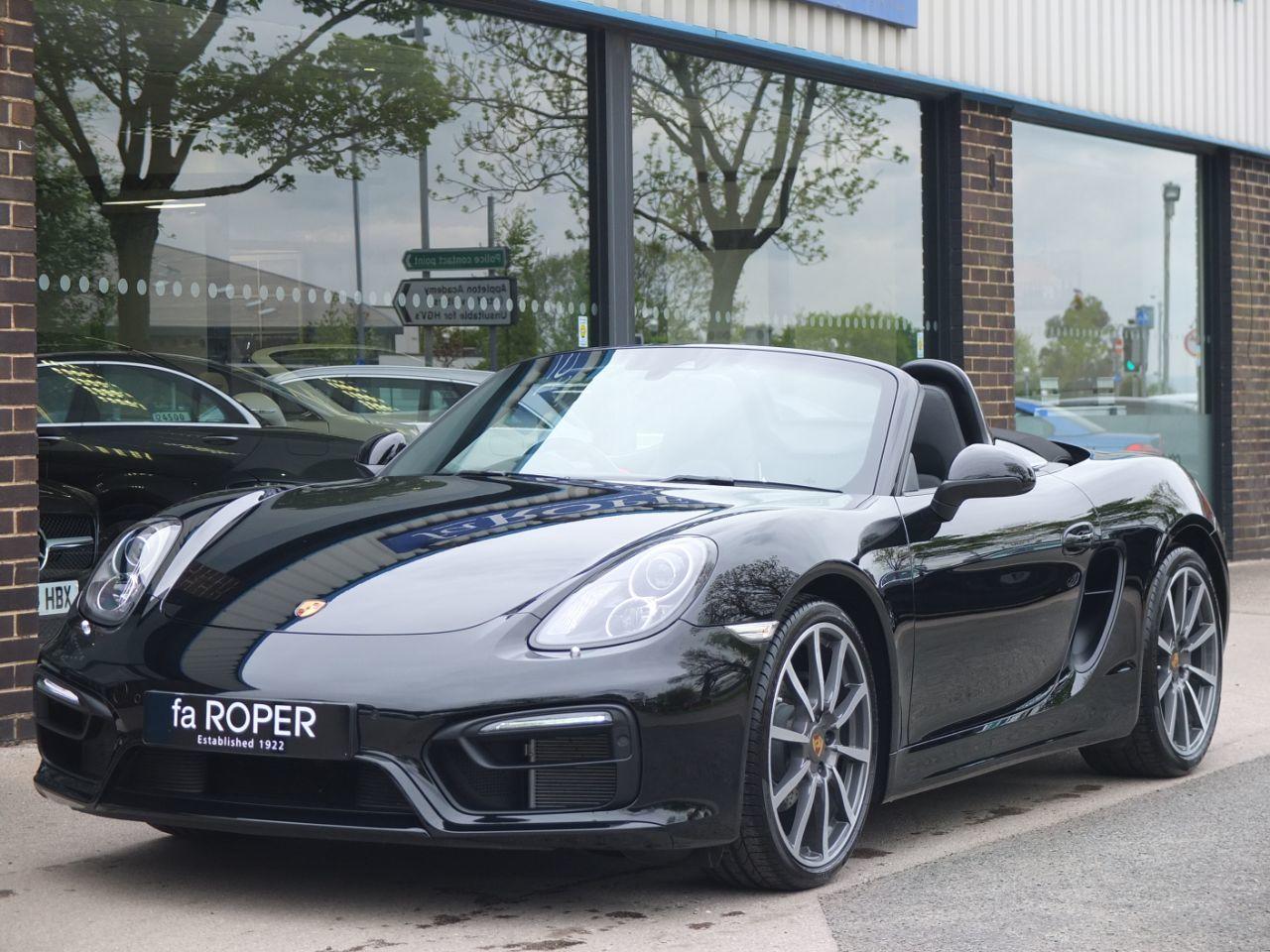 Porsche Boxster 2.7 Black Edition PDK Convertible Petrol Jet Black Metallic